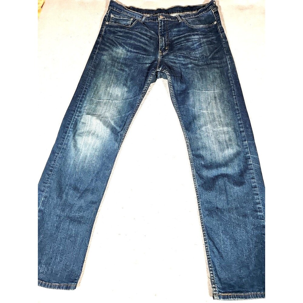Vintage Levis 505 Jeans Mens 38x34 Blue Regular Straight Medium Wash Y2K Denim